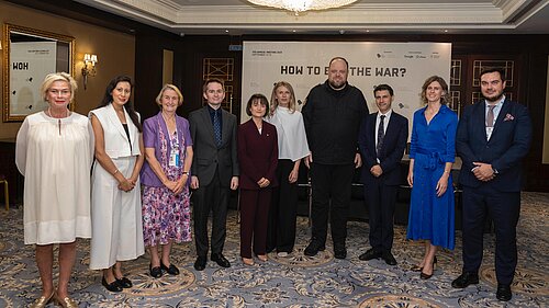 Rachel Gilmour MP joins other UK MPs alongside Ruslan Stefanchuk, the Speaker of the Parliament of Ukraine
