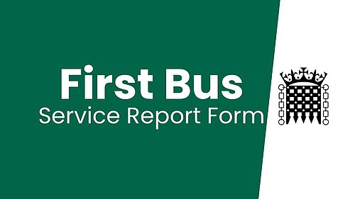 First Bus Service Report Form 