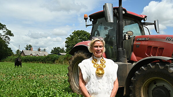 Rachel in field